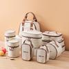 Insulated Bento Lunch Bag with Aluminum Foil, Thickened, Multi-Pocket, Portable for Students