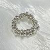 Delidi [silver 925] Twist Shining Beads Rings