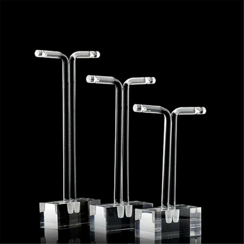 Set da 3 Pezzi Espositore per Gioielli in Acrilico Per Orecchini A Lobo Con Design Multi-Livello e Base Solida Organizer per Gioielli