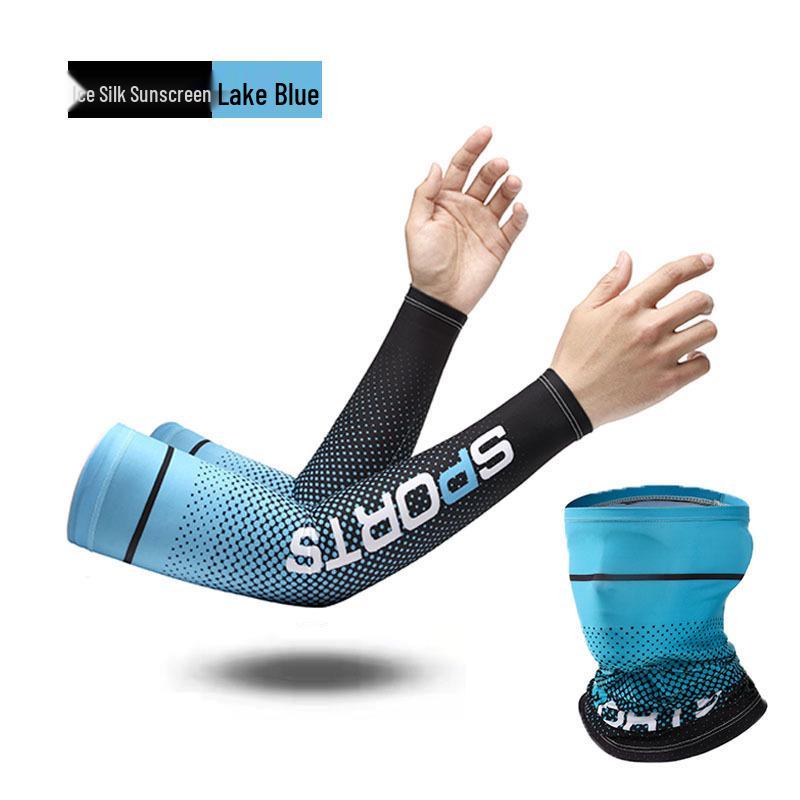 Ice Silk Sun Protection Sleeves for Men & Women - Summer Outdoor Sports Arm Coverage