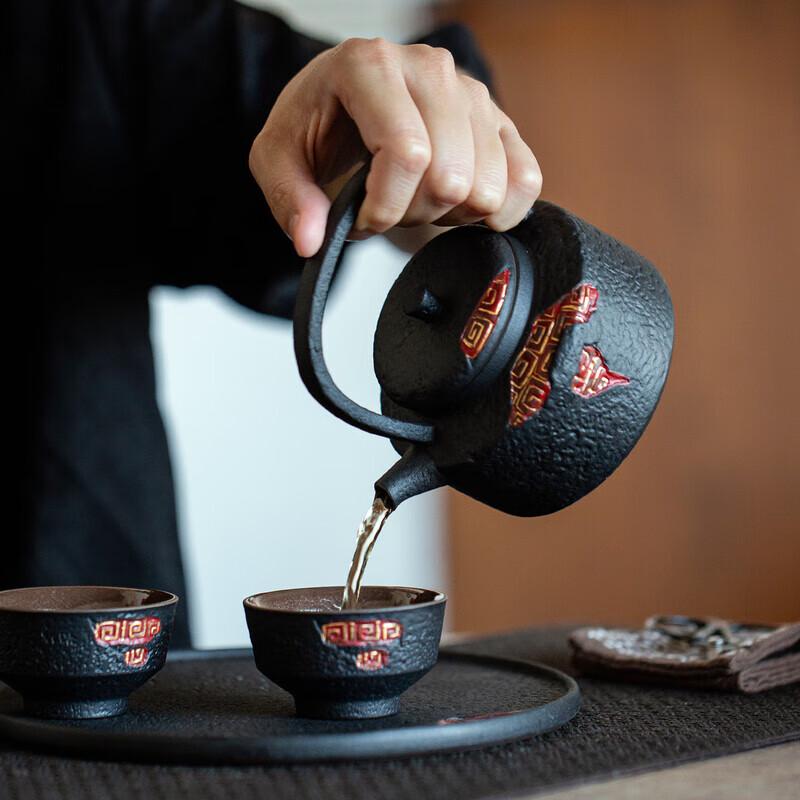 Su-Style Classical Ceramic Kung Fu Tea Set