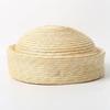Delicate Fine Wheat Straw Pillbox Hat Women Fashion Casual Hand Weave Berets Summer Catwalk Concave Shape Straw Bud Painter Hat