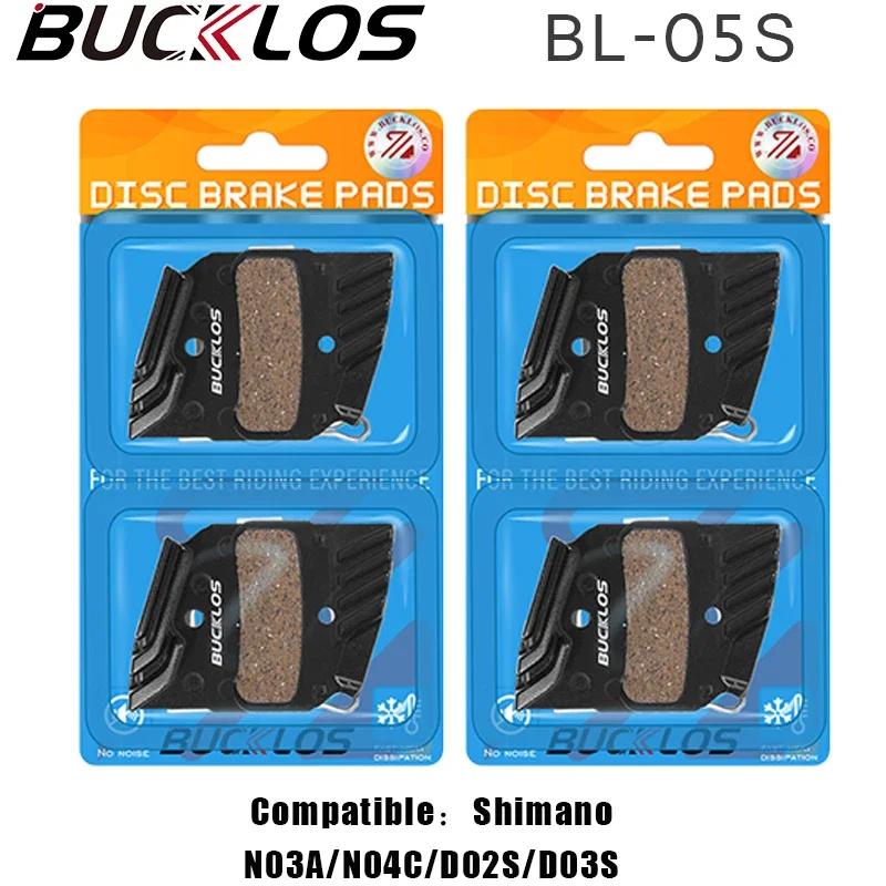 BUCKLOS Ceramic Bike Brake Pad Road Bicycle Hydraulic Disc Brakes Pads MTB Brake Pad for Shimano L05A J04C J05A H03A N03A NUTT