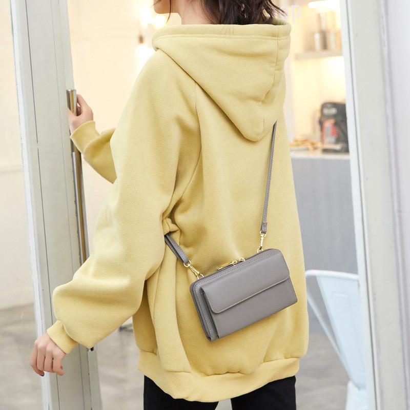 Rfid Wallet Phone Purse With Zipper Closure For Womens Daytoday Carry