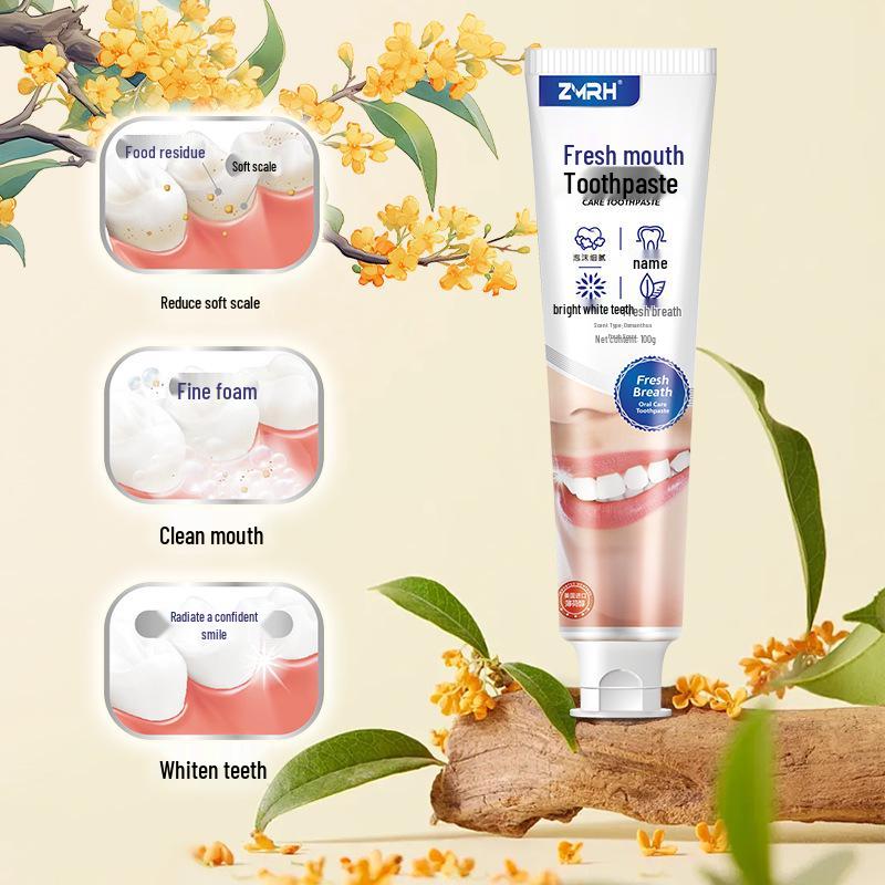 American Menthol Fresh Whitening & Anti-Cavity Toothpaste for Brightening & Yellow Stain Removal