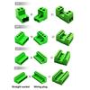 10Set 5.08mm Pitches  Pluggable Male and Female Connector Pluggable PCB Screw Terminals Block Connector Enduring