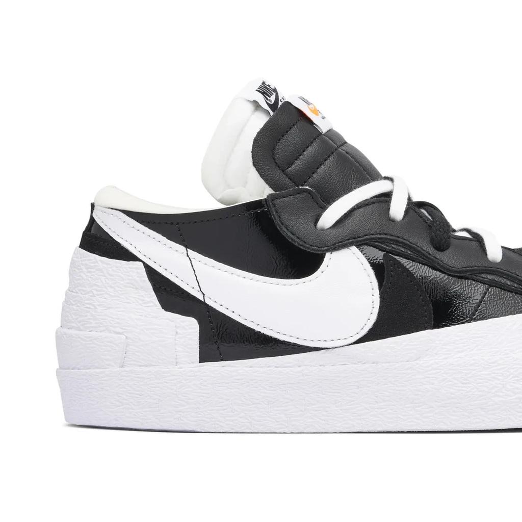DM6443-001 Sacai A Nike Blazer Low "Black Patent Leather" (Men's)