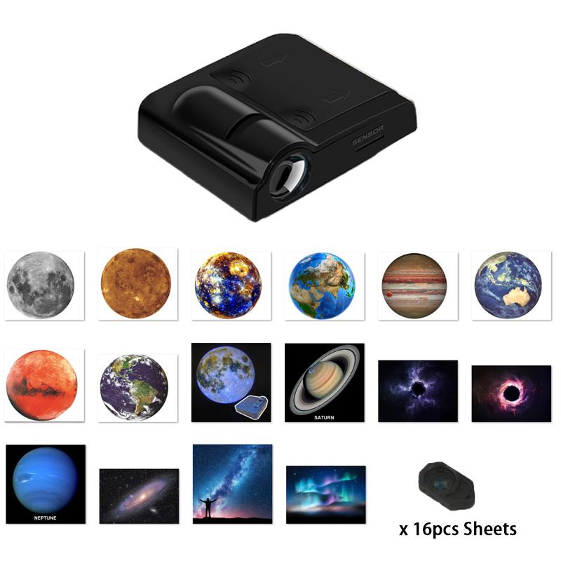 Christmas Projection Lamp Earth Sun Beach Galaxy Landscape Sunset Projector Novelty Atmosphere Light Christmas Photo Props
