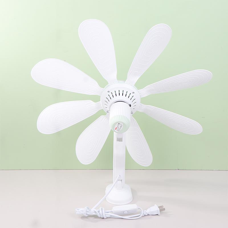 Wall Fan Small Wall Mounted Electric Fan No Drilling Required For Household/ Toilet/ Bathroom/ Kitchen