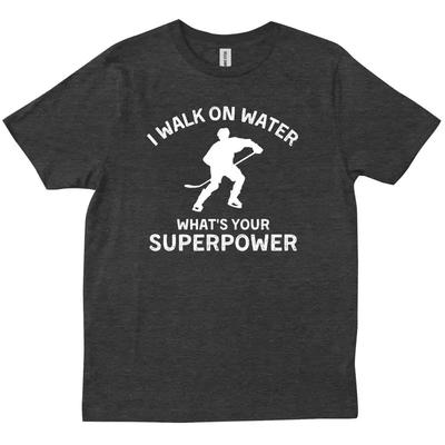 Hockey Kids Funny I Walk On Water Friends Family Trendy T Shirt