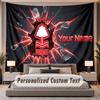 Custom Name Text Tapestry Nottingham Forest Personalized Polyester Wall Tapestry For Bedroom And Room