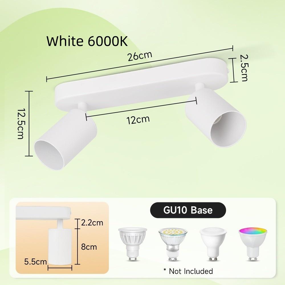 Household Minimalism LED Ceiling Lights Indoor Lighting Track Rail Lamp Replaceable Bulb Ceiling Spotlight