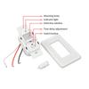 1x New Automatic PIR Occupancy Motion Sensor Light Switch Auto On Off Infrared