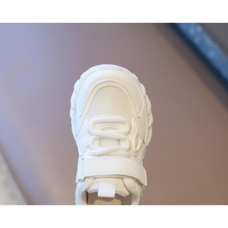Children's Sports Shoes - Spring/Autumn Collection, Mesh White Sneakers for Boys, Panda Shoes for Girls
