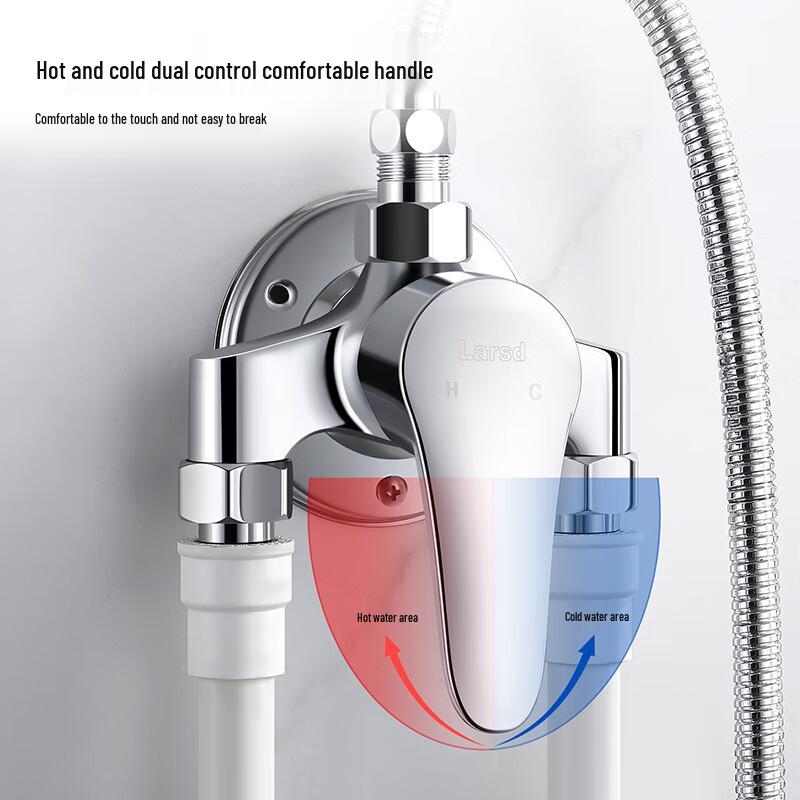 Lerston Wall-Mounted Shower Mixer Faucet