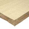 Natural Braided Suede Rug, Beige, 140x100cm