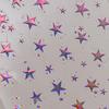 Colorful Five-pointed Star Gird Polka Dot Line Bowknot Cherry 5D Shiny Nail Art Stickers Self Adhesive Decoration Manicure Decal