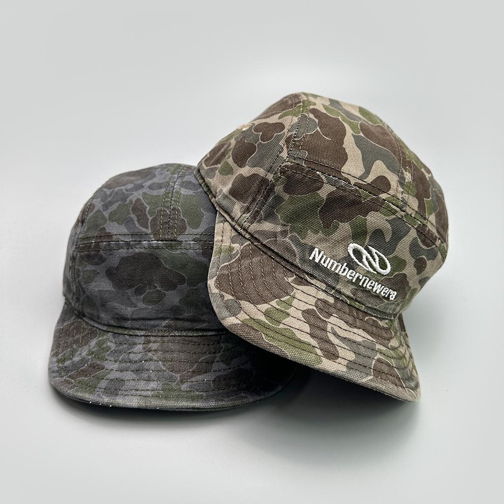 Niche Camouflage American Alphabet Embroidered Light Board Baseball Cap Men'S And Women'S Sunshade Flat-Brimmed Cap