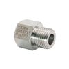 Stainless Steel 304 Threaded Conversion Fitting, Metric Reducing, Female M20X1.5 To Male M20X2
