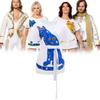 Costume Retrò Abba Agnetha Fältskog per Gioco di Ruolo Anni '70 Gender-neutral in Diverse Taglie
