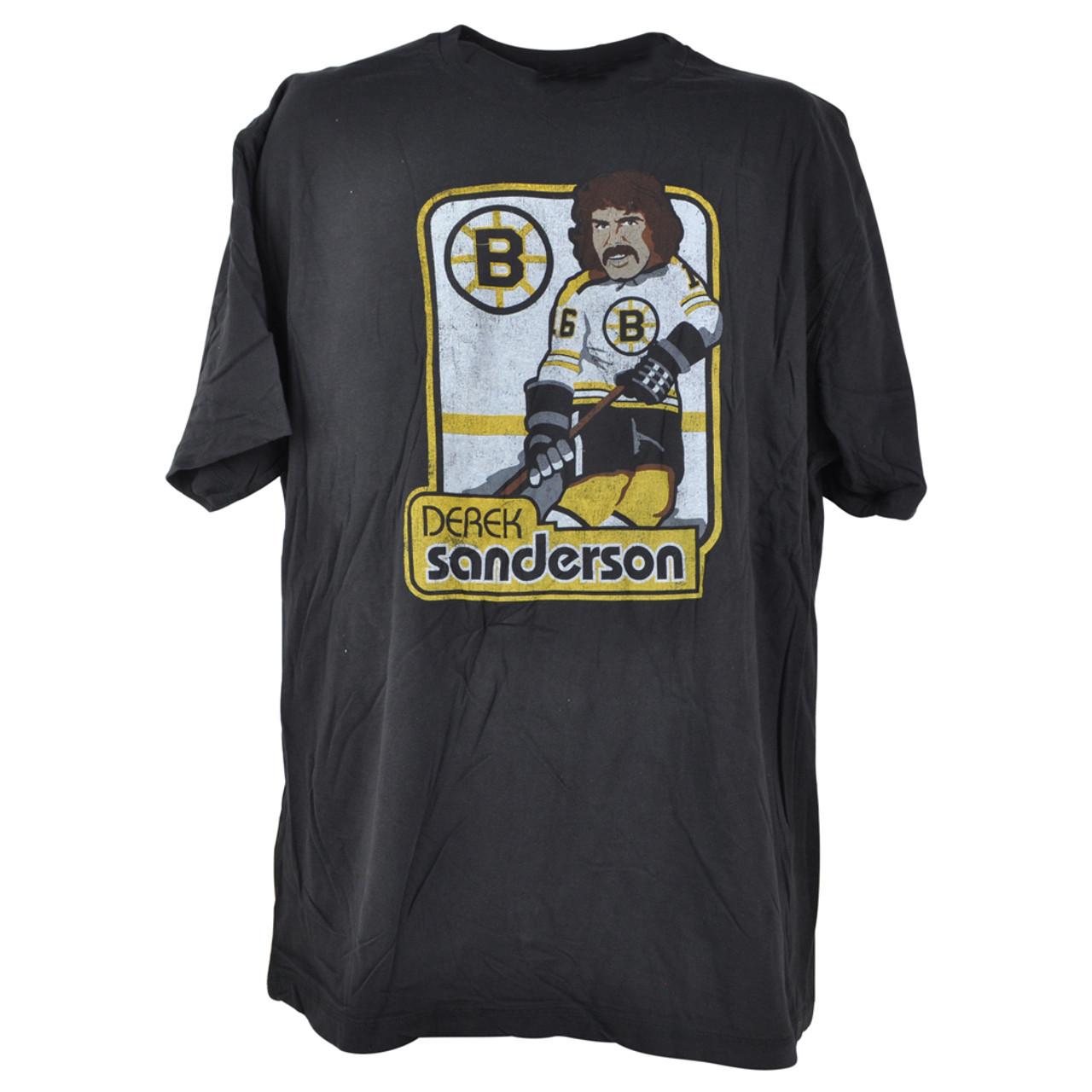 

VTG Derek Sanderson boston black T-Shirt Mens Womens Tees Top Unisex All sizes JJ5379 2XL