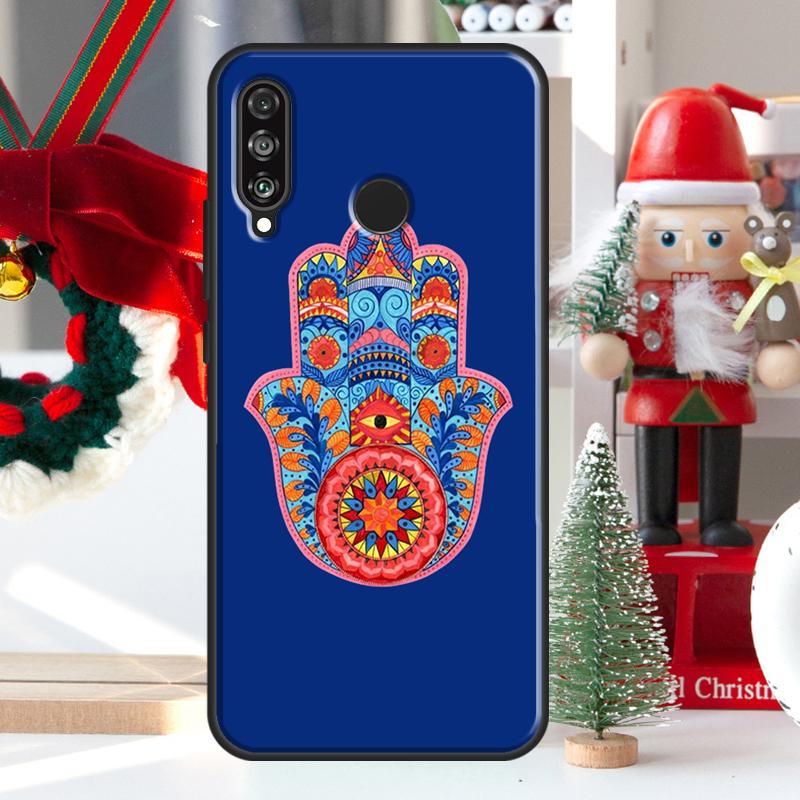 Hamsa Hand of Fatima For Huawei Nova 12i 11i 8i 12s Y73 Y72 Y61 Y91 Y90 Y70 Y60 9 10 SE P60 Pro P30 P40 Lite Case
