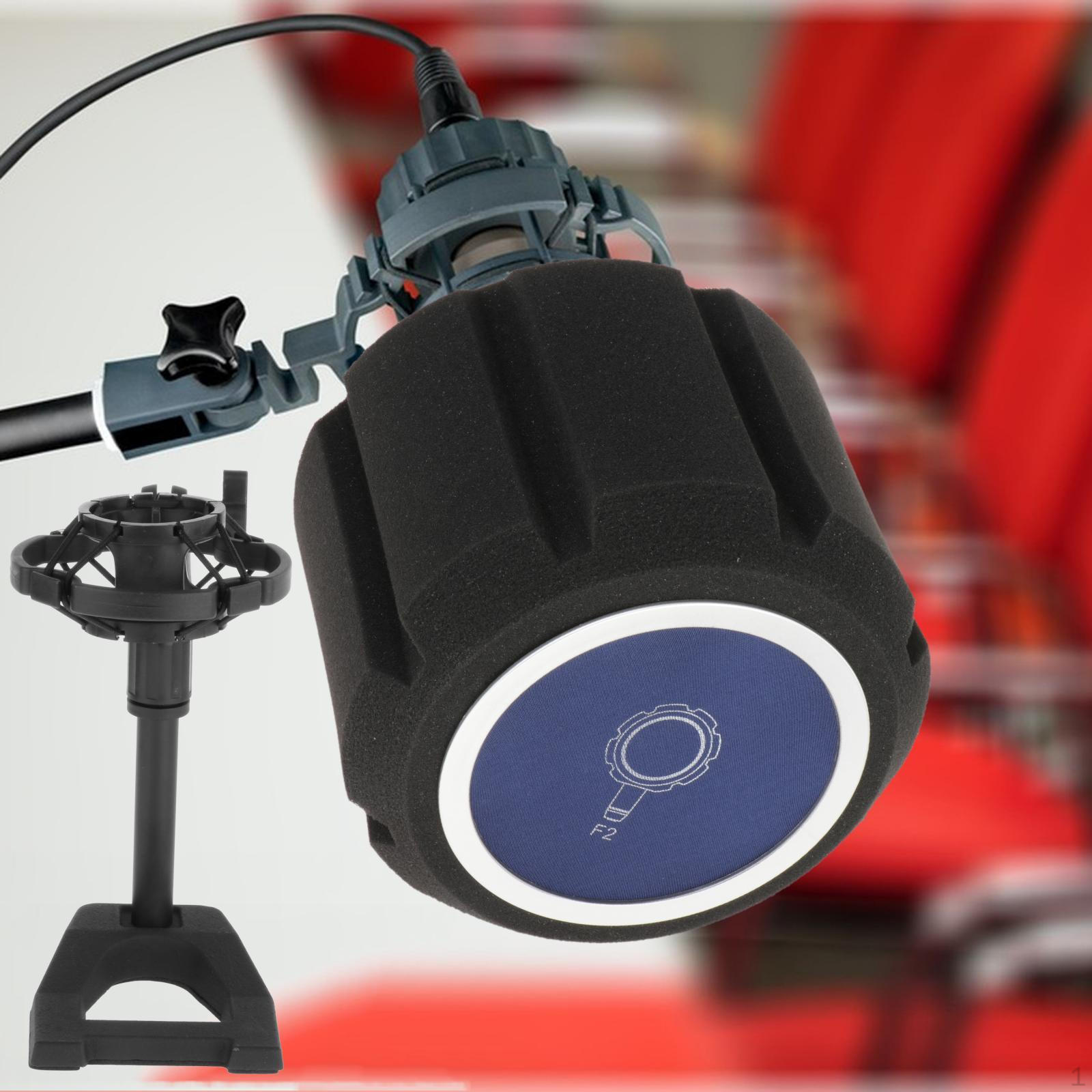 

Screen with Acoustic Sponge for Live Events Mic Sponge+Holder