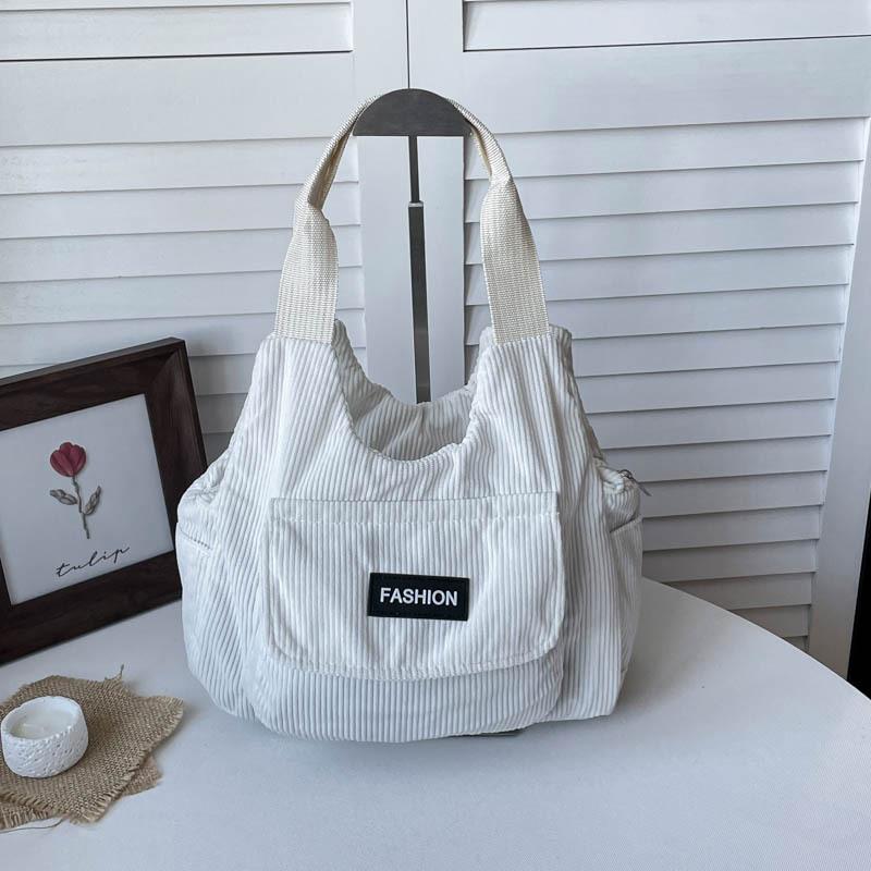 Single-shoulder Bag, Fashionable Tote Bag, Simple and Large Capacity School Bag with Single Shoulder Strap