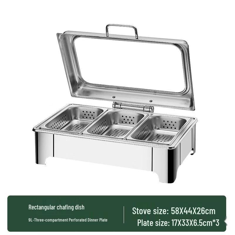 Электрический подогреватель для буфета из нержавеющей стали