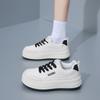 Scarpe bianche basse primavera 2025 nuova versione coreana ins studentesse aumento altezza piattaforma scarpe sportive da ginnastica scarpe casual HY8001