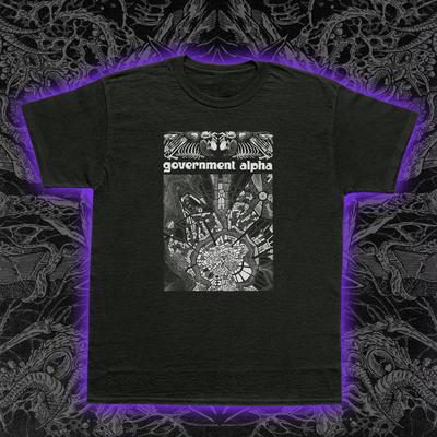 Vláda Alpha Tričko Harsh Noise Japonský Noise Yasutoshi Yoshida Tričko S-5XL