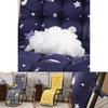Stylish Leaves Starry High Back Chair Cushion Designed For Enhanced Comfort On Garden Furniture