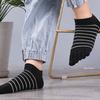 1 Pair Women Socks Five-Toed Split-Toe Design Anti-Odor Sweat-Absorbent Shallow Mouth Socks Sports Daily Wear