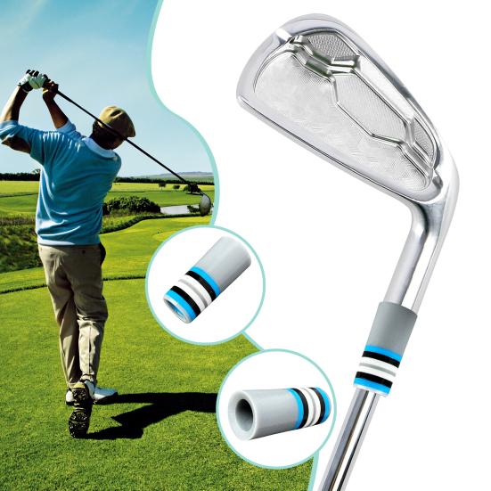 Golf Iron Ferrules Flat Golf Club Ferrules Sleeve Colorful Golfing Iron Ferrules Fit 0.355in Tapered Steel Shafts