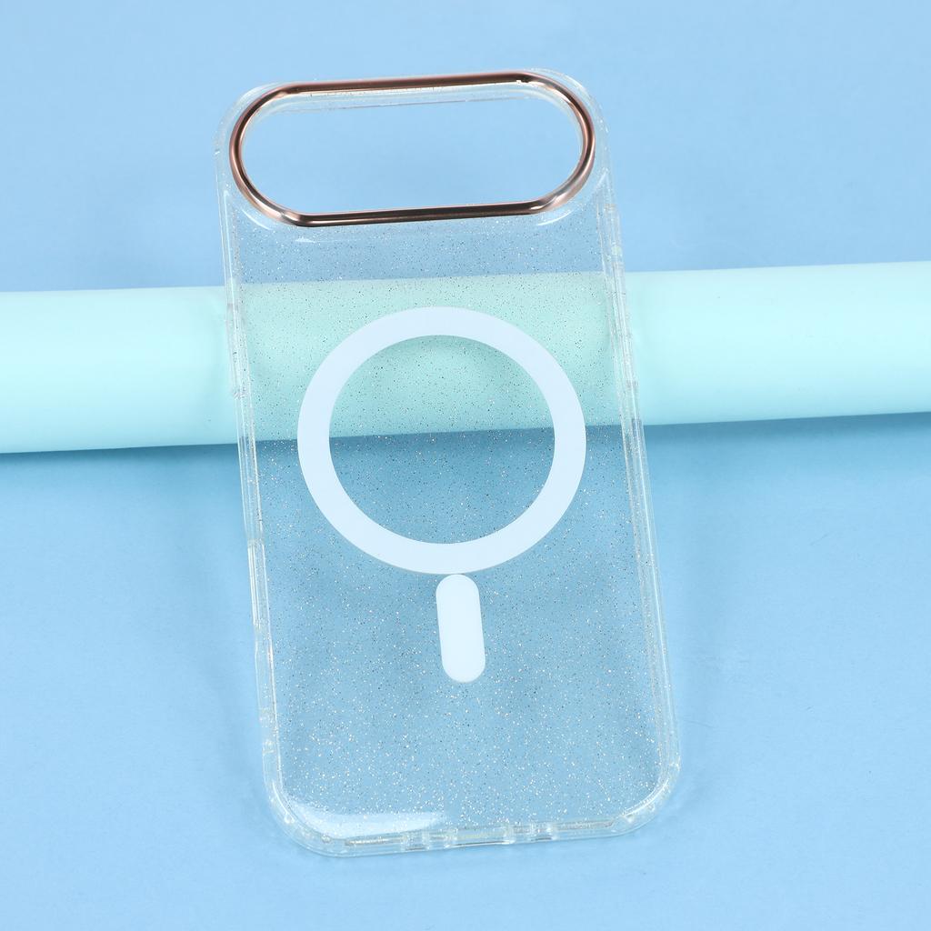 For iPhone Air Case Compatible with MagSafe PC + TPU + Acrylic Anti-Drop IMD Phone Cover