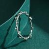 Tancise Classic 925 Sterling Silver  Zircon Ring Ladies Jewelry Wedding Promise Party Gift
