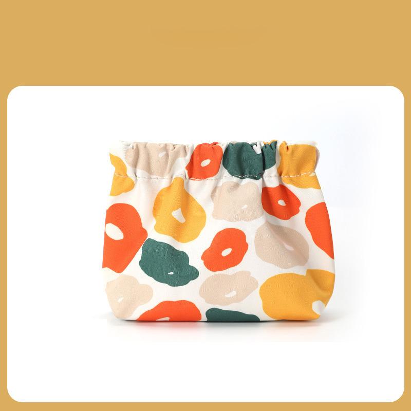 

Женская гигиеническая прокладка и тампон сумка для хранения портативная водонепроницаемая сумка для хранения мультяшный узор сумка для гигиенических прокладок пружинный замок оранжевый