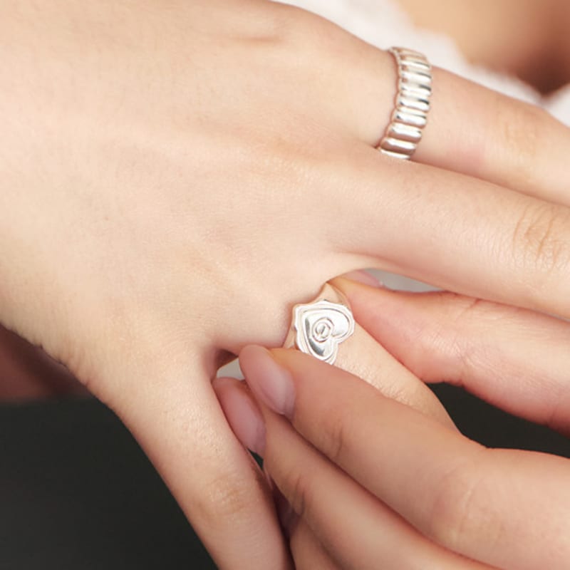 

LOVEMBER [silver 925] Melting Heart R SILVER