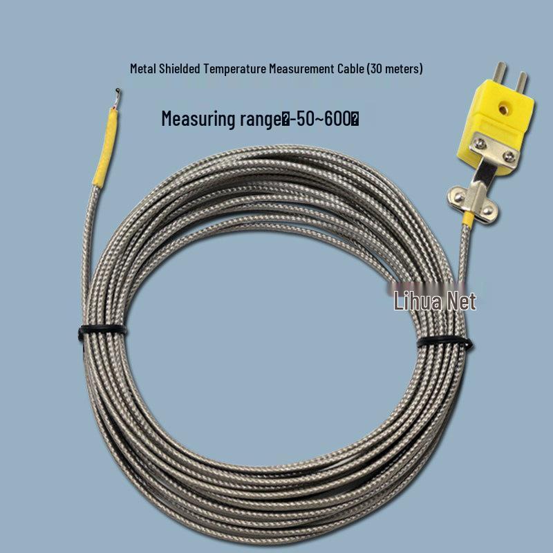 K-Type Thermocouple High-Temperature Probe: Oil, Furnace & Temperature Measurement Sensor