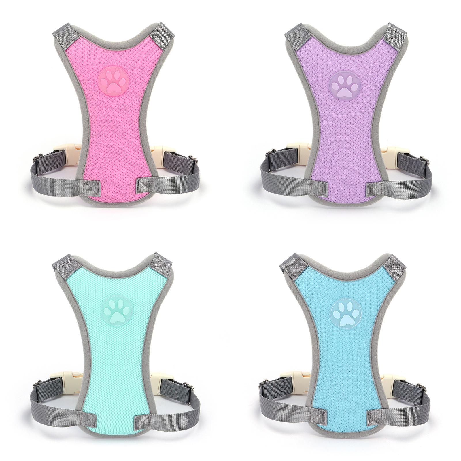 

Pet Cat Macaron Дышащая сетка для защиты груди и спины от непогоды 6-10 catties синий