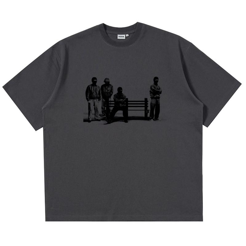 Men TShirt Graphic Oversized 100 Cotton Aesthetic Summer Vintage Korean Harajuku Short Sleeve Tops Tee Y2k Streetwear Clothing