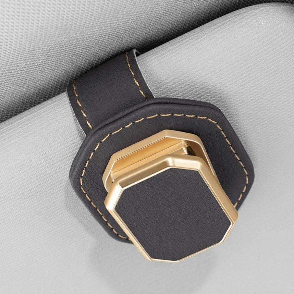 Scratch Resistant Sun Visor Glasses Clip Shock-proof Glasses Car Organizer Driving Accessory Style 2