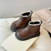 Chelsea Boots for Girls, Soft Lace Princess Boots, Pu Leather Shorts with Soft Sole,  Autumn-Winter  Collect