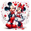 Disney ציור יהלומים 5D מיקי מיני ערכת פסיפס תפר צלב קישוט לבית מדבקת קיר מתנה בעבודת יד DIY