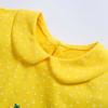 Spot Goods Yellow Summer Crew Neck T-shirt Short Sleeve Children's Clothing