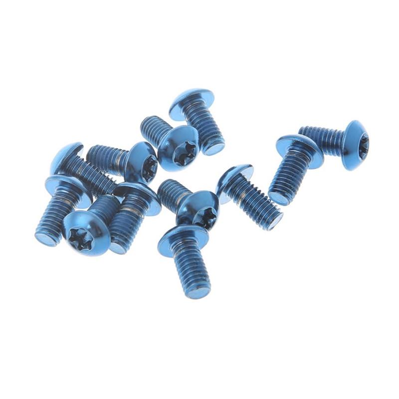 12Pcs Bicycle Brake Disc Screws Alloy Steel Bolt Rotor Cycling For Mountain Bike
