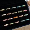 Retro Chinese Floral Oil Painting Ring for Women - Elegant, Stylish, and Luxurious Finger Accessory