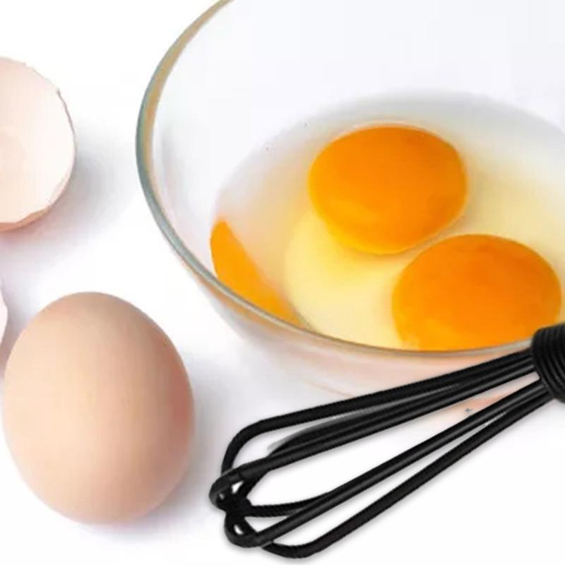 7'' Manual Egg Beater Kitchen Hand Mixer Milk Egg Whisk Utensils for Blending Whisking Beating Stirring Baking