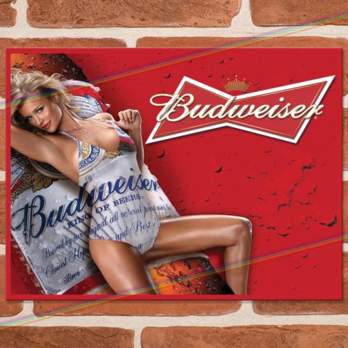 

BIKINI GIRL Metal Signs Man Cave Bar Shed Wall Garage Poster Tin SignAluminum 20x30cm（7.8x11.8inch）