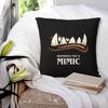 Definitely Not A Mimic Dnd Game Square Pillowcase Cushion Cover Pillow Case Throw Pillow Cover for Home Sofa Living Room
